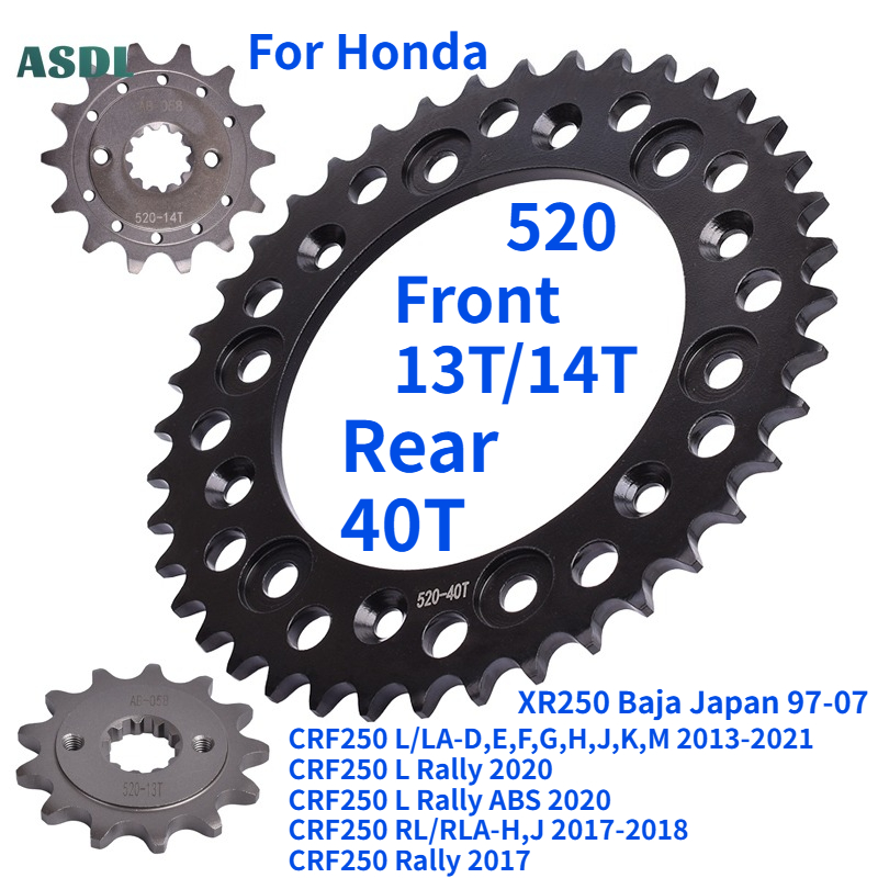 Motorcycle Gear Japan - 520 13T 14T دراجة نارية الجبهة
