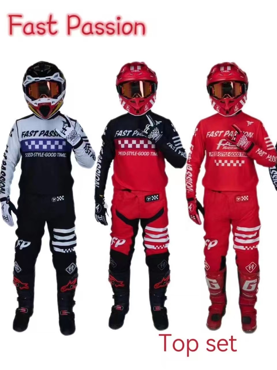 Motorcycle Gear Full Set - 2025 fastpassion for fox موتوكروس مجموعة