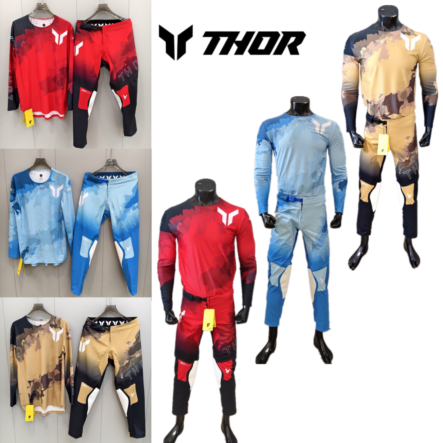 Motorcycle Gear On Sale - طقم ملابس THOR للدراجات النارية، بدلة