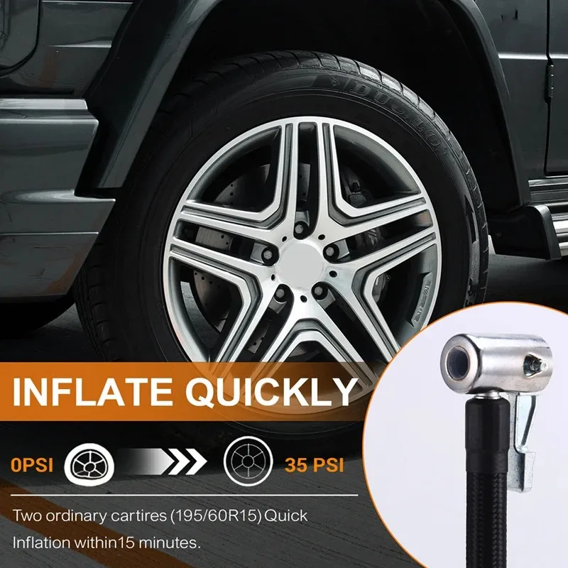 يصلح لضاغط الهواء ببطارية DeWA - مراجعة Tyre Pressure Gauge وسعره