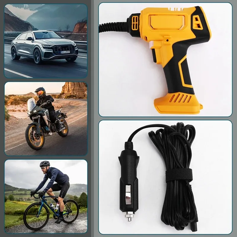 يصلح لضاغط الهواء ببطارية DeWA - مراجعة Tyre Pressure Gauge وسعره