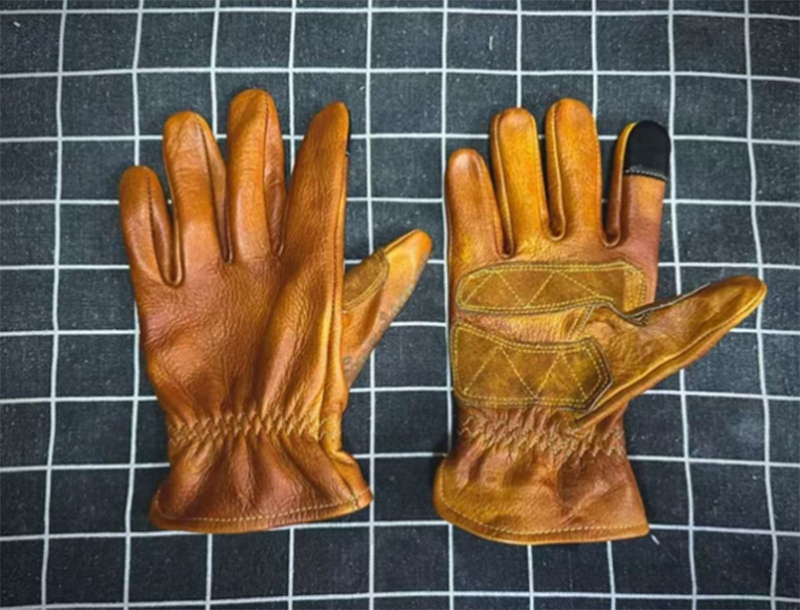 اليدوية جلد طبيعي الرجعية دراج - مراجعة Motorcycle Gear Full Set وسعره
