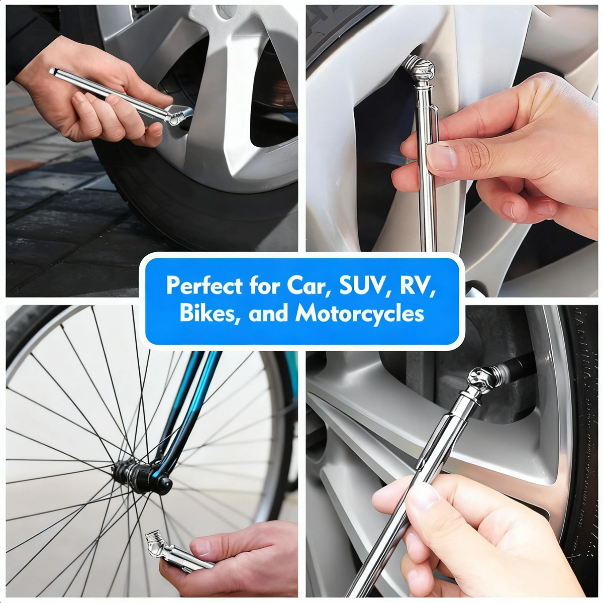 مقياس ضغط الإطارات على شكل قلم - مراجعة Tyre Pressure Gauge وسعره