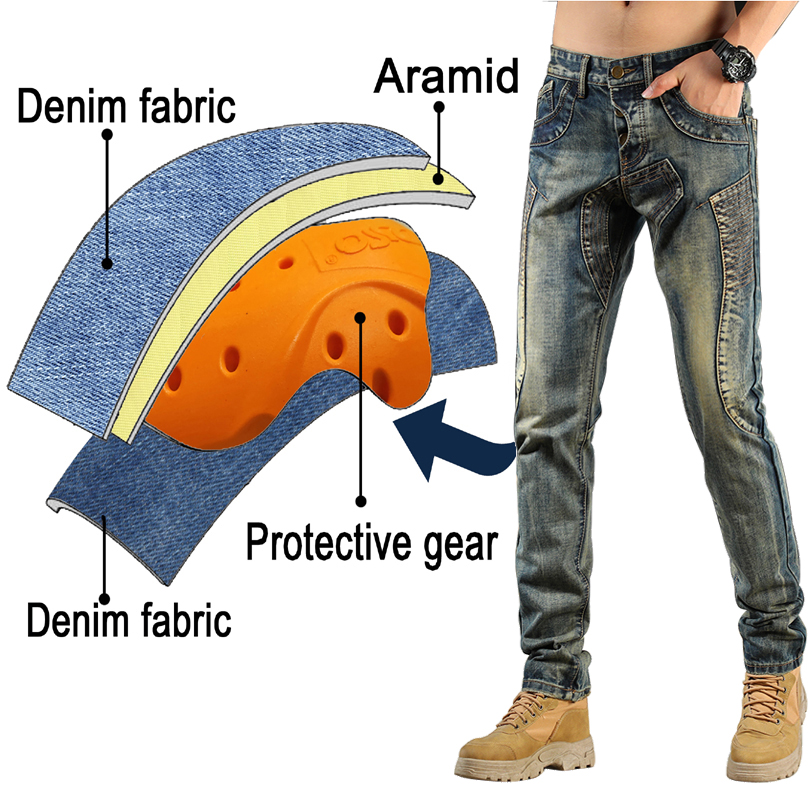 كيفلر دراجة نارية الجينز الرجا - مراجعة Motorcycle Gear Japan وسعره