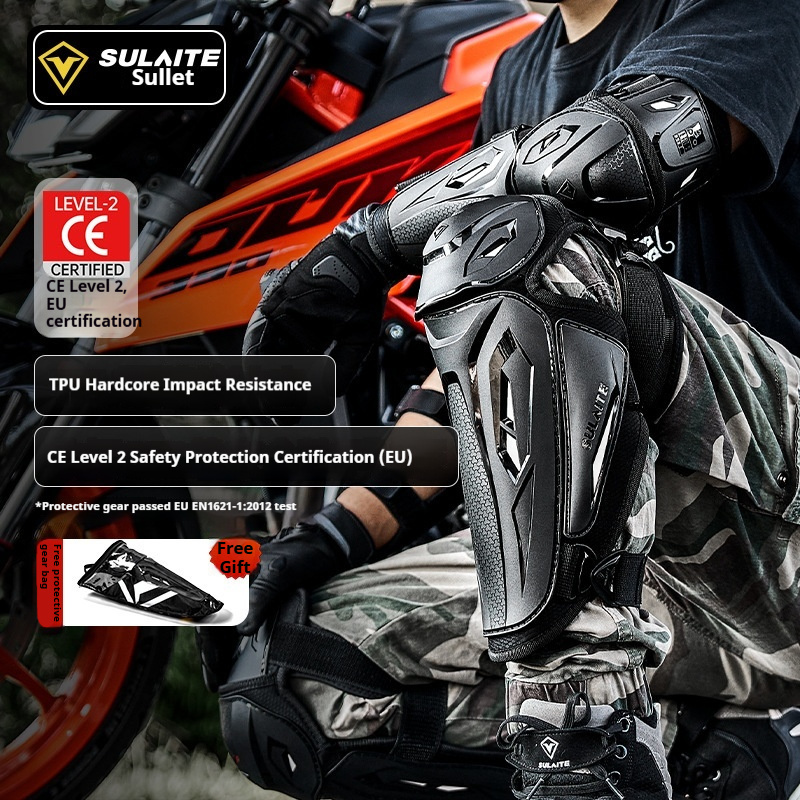 واقيات الركبة والكوع للدراجات  - مراجعة Motorcycle Gear Full Set وسعره