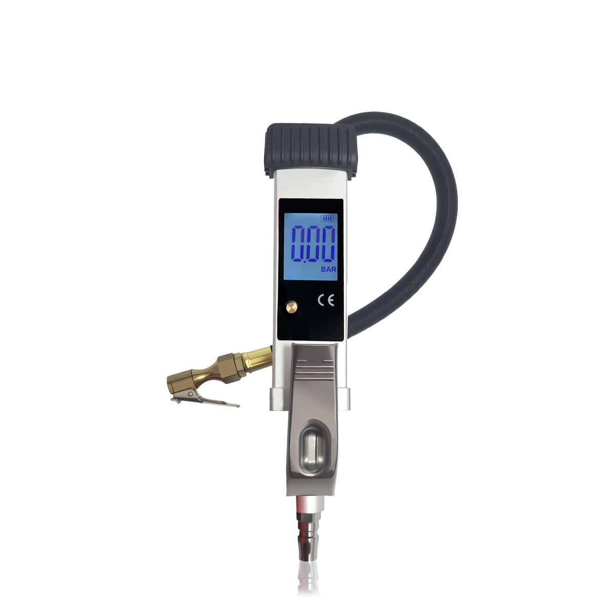 مقياس ضغط إطارات رقمي LCD قابل - مراجعة Tyre Pressure Gauge وسعره